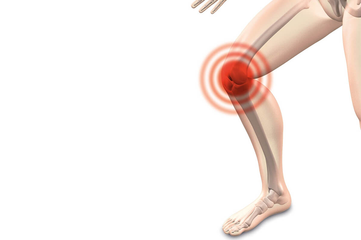 Bande Kinesio pour un soulagement immédiat de la douleur dans l'arthrose du  genou